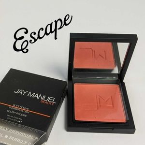 2 Pack-Jay Manuel Soft Focus Powder Blush-Escape Case w/ Mirror